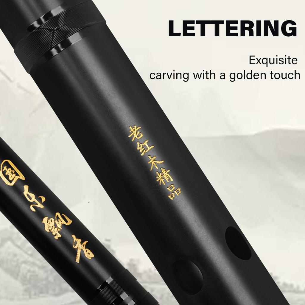 Detachable Chinese Redwoods Flute Woodwind Wood Chinese Flute Portable Flute