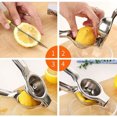thumbnail image 2 of Procesador Exprimidor Acero Inoxidable Limón Manual para (1pc) Naranja, 2 of 5
