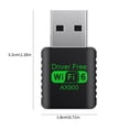 thumbnail image 3 of AX3000 WiFi 6 PCIe Card for Desktop PC, Dual Band Wireless Adapter with Bluetooth 5.2, 802.11ax WPA3, Blazing-Fast 5GHz 2.4GHz for Windows & Linux Gaming, 3 of 8