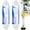 White, variant on SPEEDWOW 2Pcs RV Water Filter, RV Inline Water Filter with Flexible Hose Protector, NSF Certified, KDF&GAC Reduces Bad Taste, Odors, Chlorine, Sediment, Camping Essentials for Fresh Drinking Water