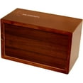 thumbnail image 3 of Wooden Cremation Urns for Human Ashes Adult Large - Burial Urns for Columbarium - Wooden Box Funeral Urns for Human Ashes (9" x 5.5" x 5" - 180 Cu/in or lb, Teak Brown), 3 of 3