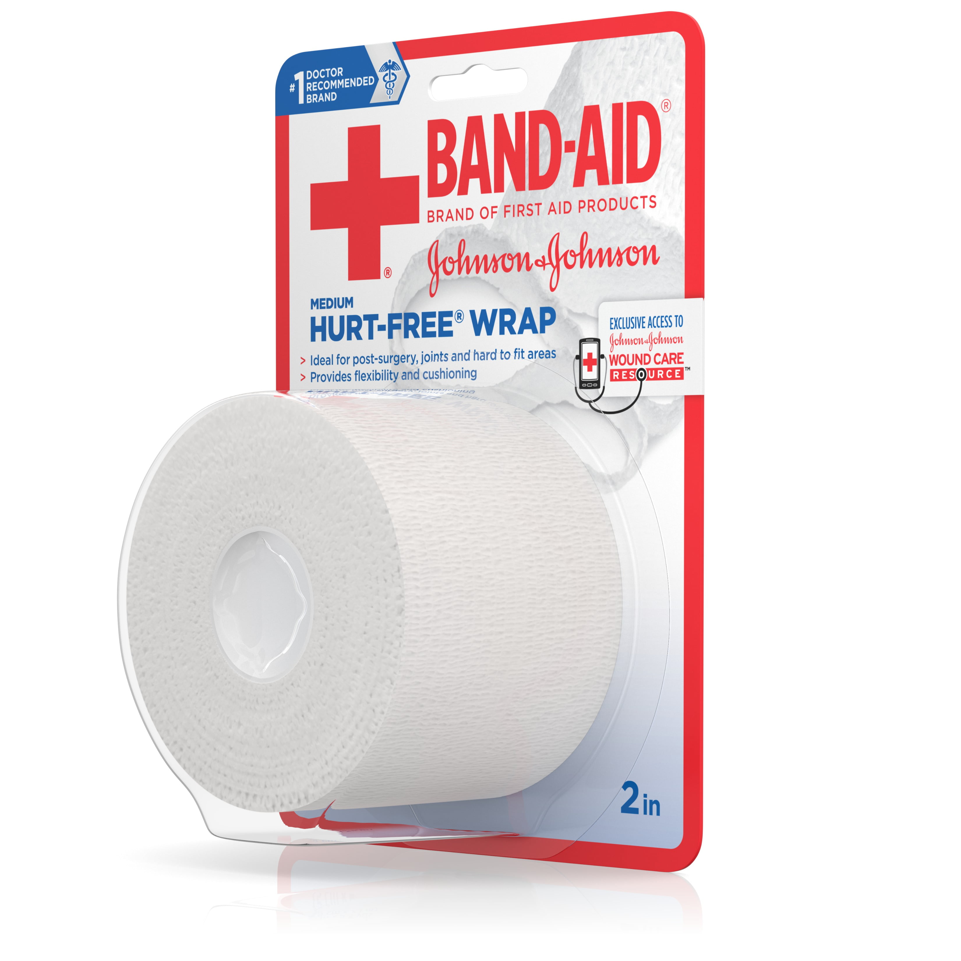  Band-Aid Brand First Aid Hurt-Free Medical Adhesive