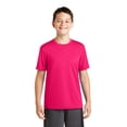 thumbnail image 1 of Camiseta Sport-Tek deporte-tek PosiCharge Tough para jóvenes L Rosa frambuesa, 1 of 1