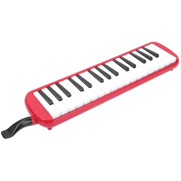 Melodica, Instrumento Melódica de 32 Teclas Con Bolsa de Transporte, Teclado de Piano Con Boquilla de Corneta, Plástico para Niños Adultos Principiantes Regalo Profesional