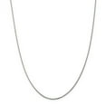 thumbnail image 2 of Sterling Silver Rhodium-plated 1.25mm Box Chain Necklace Size 22, 2 of 4