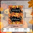 thumbnail image 4 of Autumn Fall Mailbox Cover Magnetic Welcome Maple Leaf Mailbox Wraps Post Letter Box Cover for Garden Yard Home Decor Standard Size 21" x 18", 4 of 6