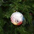 thumbnail image 3 of Bolas decorativas para árbol de Navidad de 12 x 4 cm decoradas con bolas navideñas (plateadas), 3 of 5