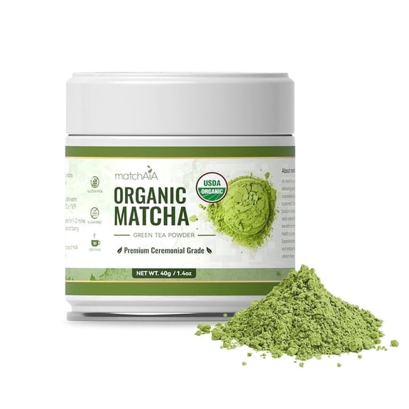 MatchAiA Organic Matcha Green Tea Powder, Premium Ceremonial Grade 1.4oz/40g