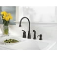 thumbnail image 3 of Avalon 1-Handle Kitchen Faucet with Side Spray & Soap Dispenser in Stainless Steel, 3 of 6
