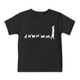 thumbnail image 3 of Little Girl's Graphic T Shirt Short Sleeved Crewneck T-Shirt Summer Casual Unisex Tshirt, 3 of 3