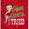 thumbnail image 2 of Betty Boop Xmas Dear Santa I Tried Women's Graphic T Shirt Tees Brisco Brands X, 2 of 6