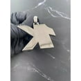 thumbnail image 2 of Men's Custom Pendant 3.5Ct Round Cut Lab Created Hip Hop in 14K White Gold Plated, 2 of 5