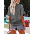 thumbnail image 5 of XCHQRTI Dandelion Tshirt Women Graphic Tees Casual Short Sleeve Christian Shirts, 5 of 8