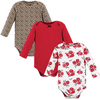 Hudson Baby Unisex Baby Cotton Long-sleeve Bodysuits