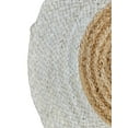 thumbnail image 5 of 8x10 Ft Oval White & Natural Jute Area Rug, Hand-Woven, Reversible, Farmhouse Boho Style, Durable & Pet-Friendly Rug for Living Room, Dining Room, and Bedroom, 5 of 5