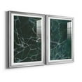 thumbnail image 2 of Wexford Home Jade Marble I Premium Framed Print, 30.5" x 42.5" - Ready to Hang, Silver (Set of 2), 2 of 9