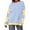 *Light blue, variant on BODOAO Oversized Striped Crewneck Sweatshirt for Women Long Sleeve Color Block Pullover Tops Casual Loose Workout Shirt Sweatshirt 2024 Fall Crewneck Star Striped Top Hoodies Lightweight Black L