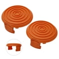 thumbnail image 3 of 2 x Spool Cover Cap for QUALCAST GT30 Grass Trimmer Strimmer Orange, 3 of 10