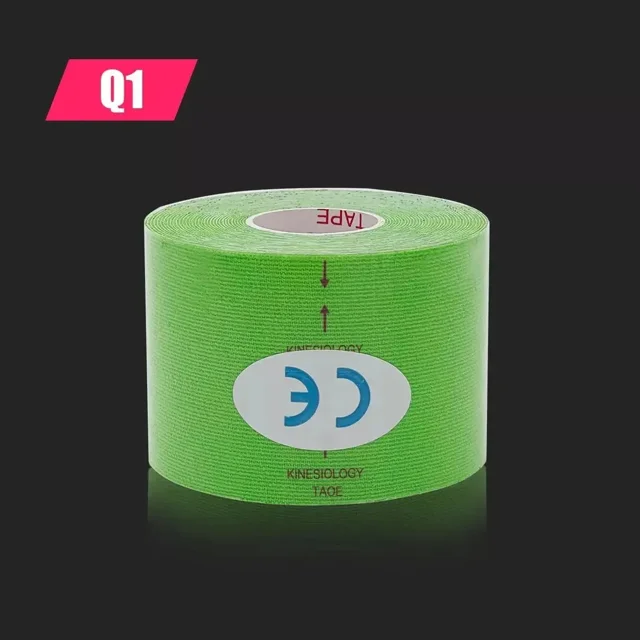 1/5 Pcs Autocollants de Sport Imperméables pour Kinésiologie Bandage de Récupération des Compressions Soulagement de la Douleur Tennis Gym