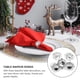 thumbnail image 4 of 12pcs BLINGLE ANILLAS DE NATRA DE BLINGLADO Soporte de servilletas Banquete de boda Decoración de la cena para la fiesta de bodas (plata), 4 of 8