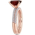 thumbnail image 3 of Everly Women's Garnet 14k Rose Gold Ring, 3 of 7