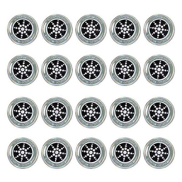 20 pegatinas de protección contra la radiación electromagnética (EMF) para teléfonos móviles, portátiles, iPads y todos los dispositivos electrónicos.