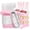 pink, variant on Treamon Disposable Aluminum Mini Loaf Pans, 50 Pack Aluminum Foil Pans with Lids and Spoons Sealing Sticker, 6.8 oz Rectangular Cake Pans Baking Pan, Pink
