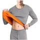 thumbnail image 4 of Conjuntos de ropa interior térmica para hombre, jersey liso informal de manga larga, alta elasticidad, ropa interior y pantalones abrigados, traje para hombre, camisetas y pantalones de poliéster., 4 of 4