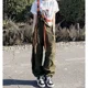 thumbnail image 3 of Monos para mujer, moda coreana, monos vintage, pantalones holgados casuales, monos para mujer, ropa, atuendo de una pieza para mujer, 3 of 4