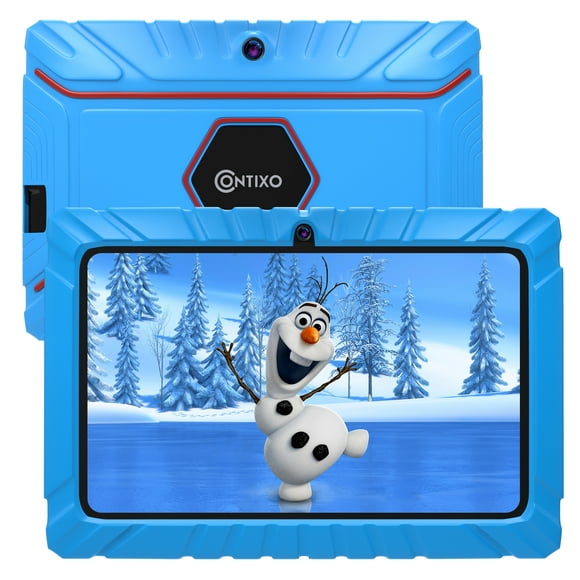 Kids Tablet, Contixo V8 7” Toddler Tablet, Android Tablet with Case, Learning Games Included, Parental Control Family Link, WiFi Dual Camera, Teacher Approved Tablet for Kids, Blue