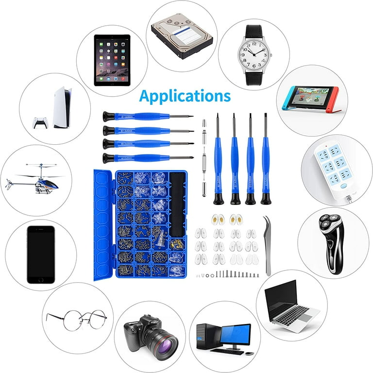 HQVOIC Upgraded Eyeglasses Repair Kit: Magnetic Screw HQVOIC Upgraded Eyeglasses Repair Kit: Magnetic Screw