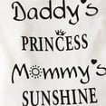 thumbnail image 6 of WIBACKER Newborn Baby Girl Clothes Daddy's Princess Short Sleeve Romper Floral Shorts Headband Infant Mommy's Sunshine Summer Outfits, 6 of 11