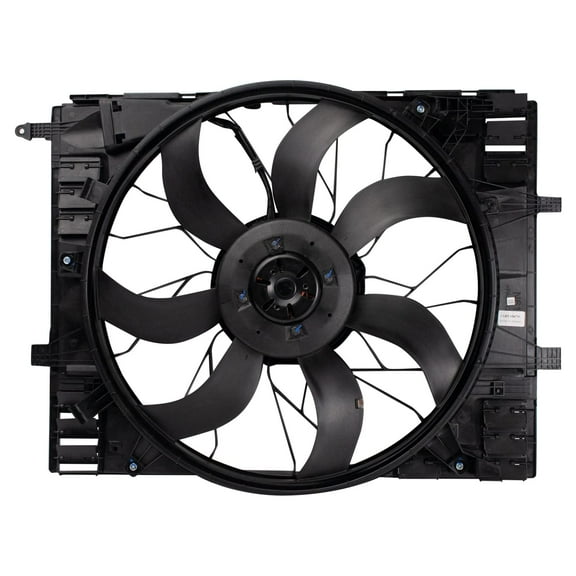 TRQ Radiator Cooling Fan Assembly Fits 2017-2021 Mercedes-Benz C63 AMG C63 AMG S RFA81777