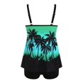 thumbnail image 5 of zaveiop Tankinis Swim Suits for Women Two Piece 2025 Womens Bathing Suits Holiday Beachwear Women with Boyshorts (Sky Blue, S), 5 of 6