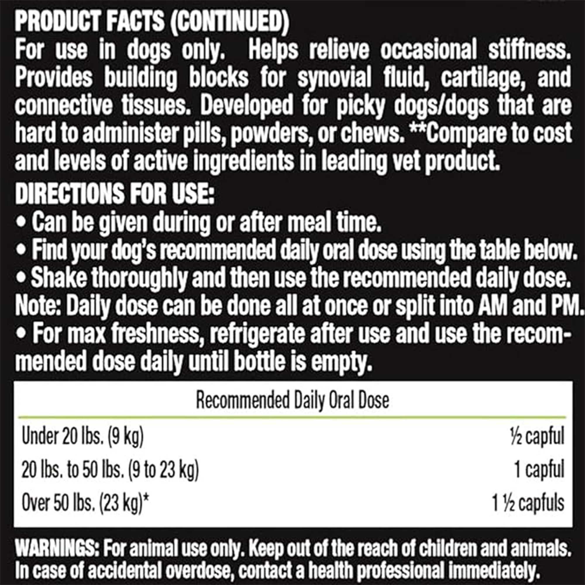 (2 pack) Liquid-Vet Hip & Joint Wellness Supplement for Dogs with Glucosamine, Chicken, 16 oz.