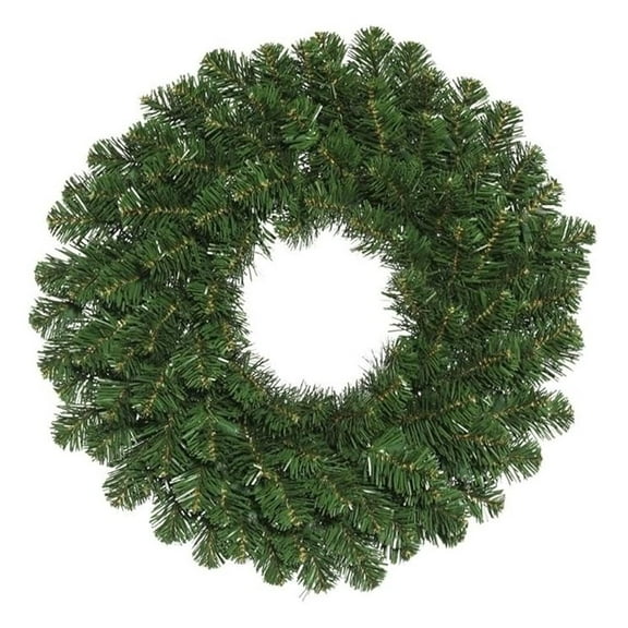 Fir Wreath with 110 PVC Tips, 24", Unlit
