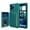 Green, variant on TECH CIRCLE for iPhone 17 Pro (6.3", 2025) Shockproof Case with Flip Wallet (Magnetic Closure), 4 Card Slots, Compatible with Magnetic Car Mount, Drop Proof Protective Slim Case, Purple