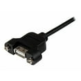 thumbnail image 4 of 3 ft Panel Mount USB Cable A to B - F/M - Panel Mount USB Port - USB A-Female to B-Male Adapter Cable 3ft - USB-A (F) Port, 4 of 5