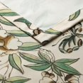 thumbnail image 5 of Flower Botanical Kitchen Valance, Prevent Glare Decorative Print Window Treatment, Farmhouse Style Valance for Bedroom, Rod Pocket, W 52 x L 18 Inches, 5 of 6