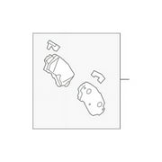 Genuine OE Mazda Disc Brake Pad Set - B4Y0-26-48ZB