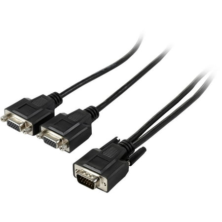 UPC: 0037332187789 | Tripp Lite P516-006-HR 6 ft. High Resolution VGA Monitor Y Splitter Cable (HD15 M to 2x HD15 F)
