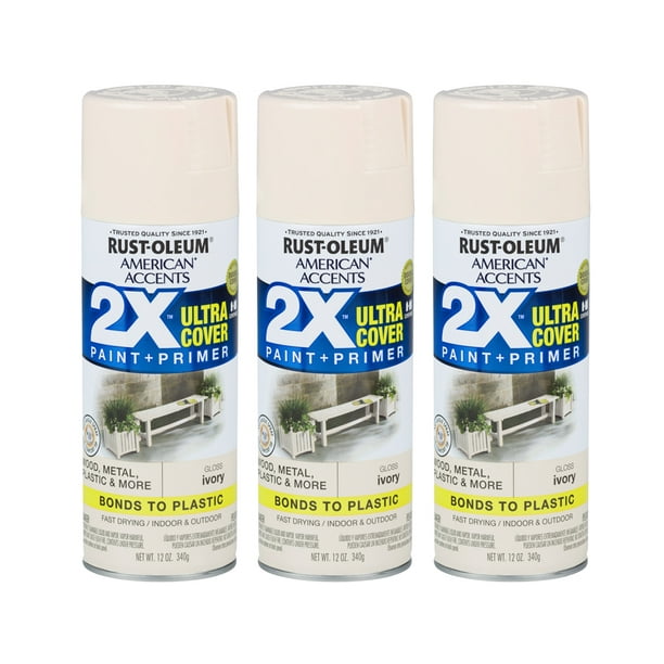 (3 Pack) RustOleum American Accents Ultra Cover 2X Gloss