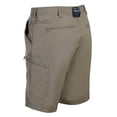 thumbnail image 2 of Hook & Tackle Men's Driftwood 4-Way Stretch Fishing Short Khaki 34, 2 of 4