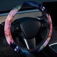 thumbnail image 2 of Dragonfly 14.5 Inch Printing PVC Leather Auto Accessories Steering Wheel Cover Car Wheel Cover Steering Wheel Covers, 2 of 6