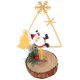 thumbnail image 3 of Adorno navideño Sincero Papá Noel Metal Madera Trípode, 3 of 9