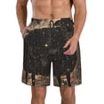 thumbnail image 1 of Fotbe Starry Night Black Sheep Trajes de Baño Estampados para Hombre, Shorts de Verano de Secado Rápido, Ropa de Playa, Bañadores-Small, 1 of 6