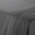 thumbnail image 4 of Serta Simply Clean 3-Piece Gray Solid Bed Sheet Set, Twin XL, 4 of 10