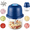 350ml, variant on Wireless Electric Garlic Chopper with 2-Blade Design for Kitchen Seasoning, Portable Food Processor with 150ml Glass Container, Rechargeable USB Kitchen Tool, Clear