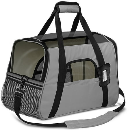 Paws & Pals Pet Carrier for Cat and Dog - Airline Approved Soft Travel Carriers for Small and Medium Dogs and