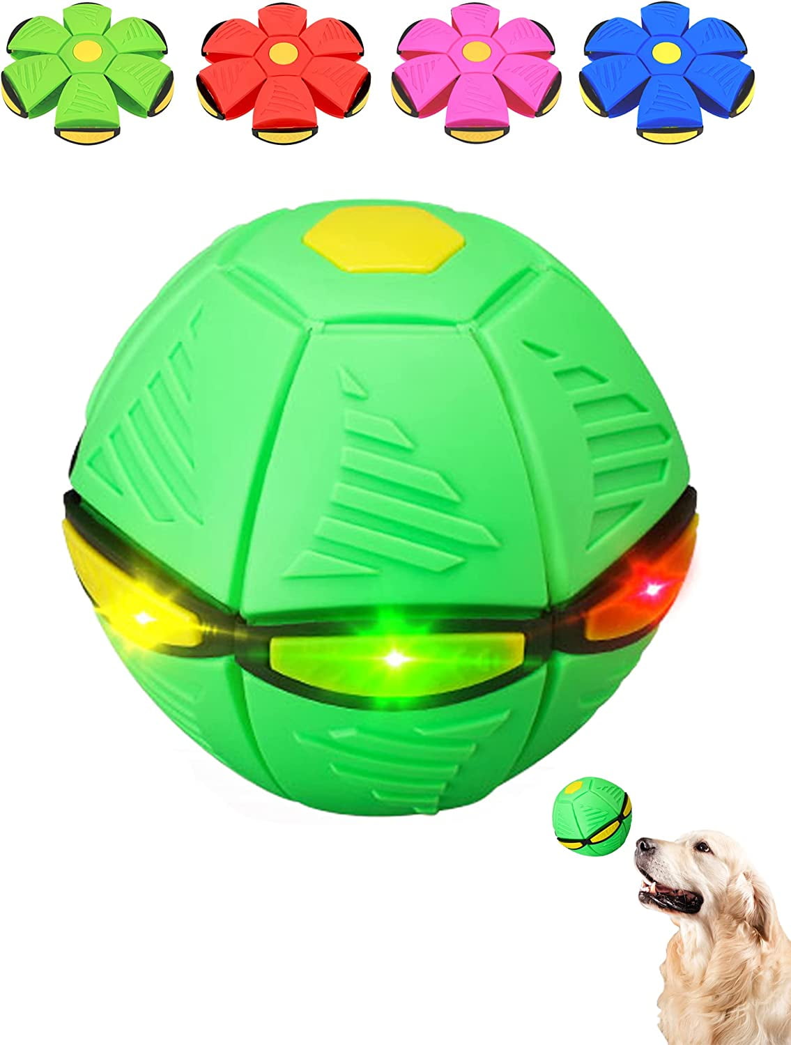 Pet Toy Flying Saucer Ball, New Flying Saucer Ball Dog Toy, Flying